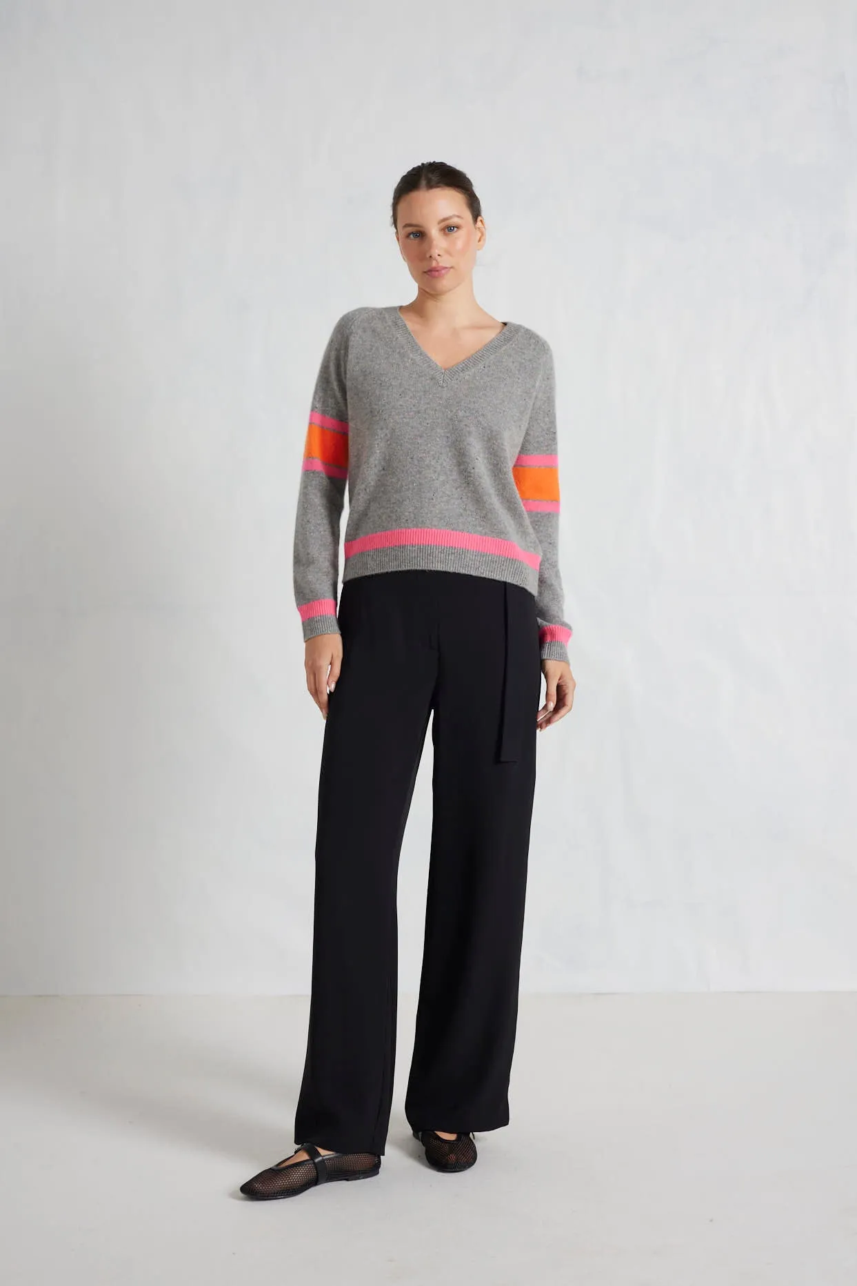 Percy Cashmere Sweater in Confetti