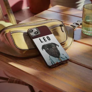 Personalized Leo Dog Lover Phone Case - Stylish Soft Phone Cover