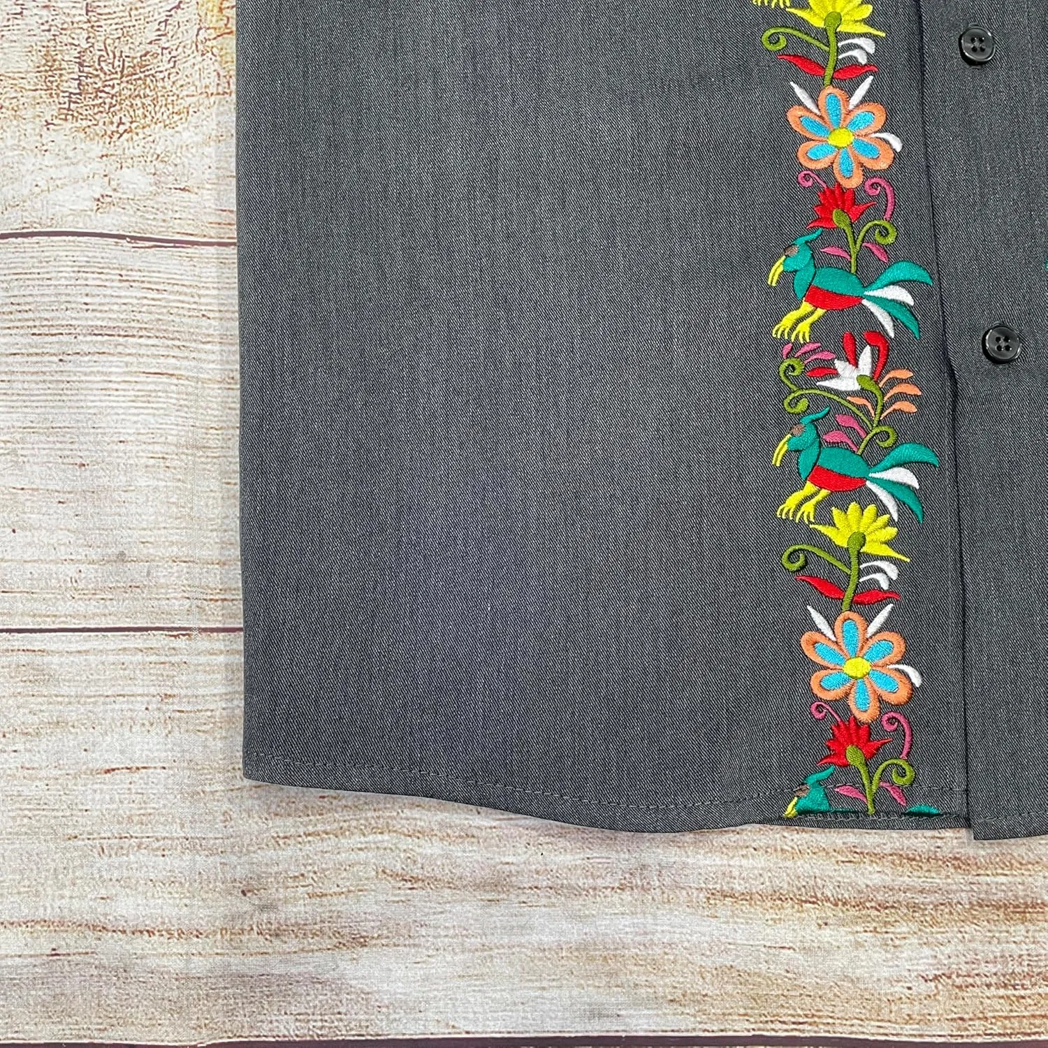 Premium Quality Mens Guayabera Shirts, Button Down, Detailed Embroidery, and Fine Stitching, Sizes S-XL