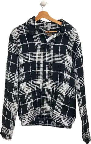 PRVU Black and White Checked Jacket UK L