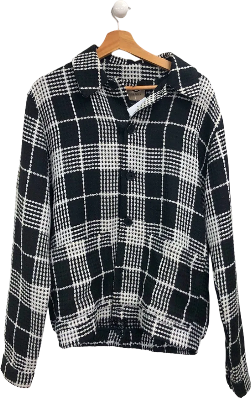 PRVU Black and White Checked Jacket UK L