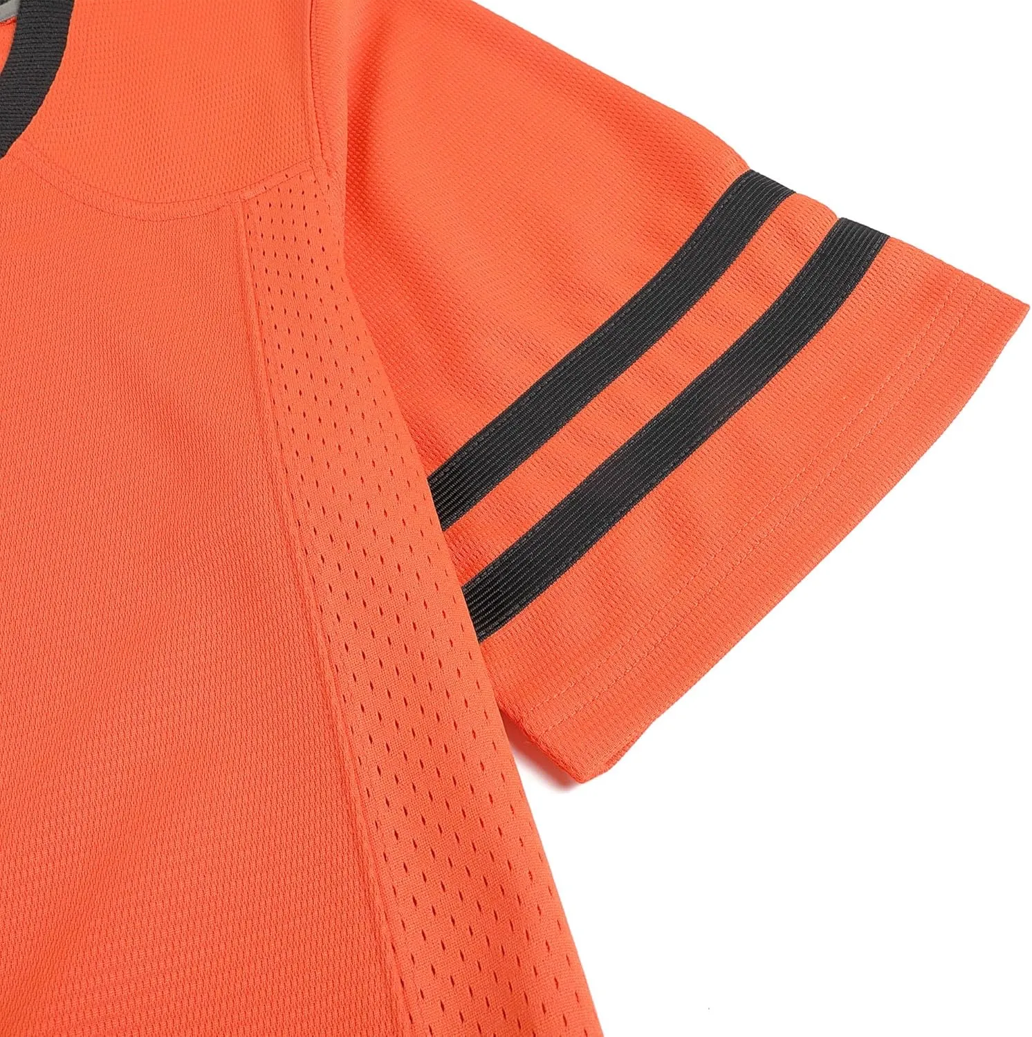 Pullonsy American Football Jerseys for Men Unisex Replica Plain Workout Sport Game Shirts Casual Outwear