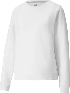 Puma Golf Women's Standard Cloudspun Crewneck, Bright White, Medium