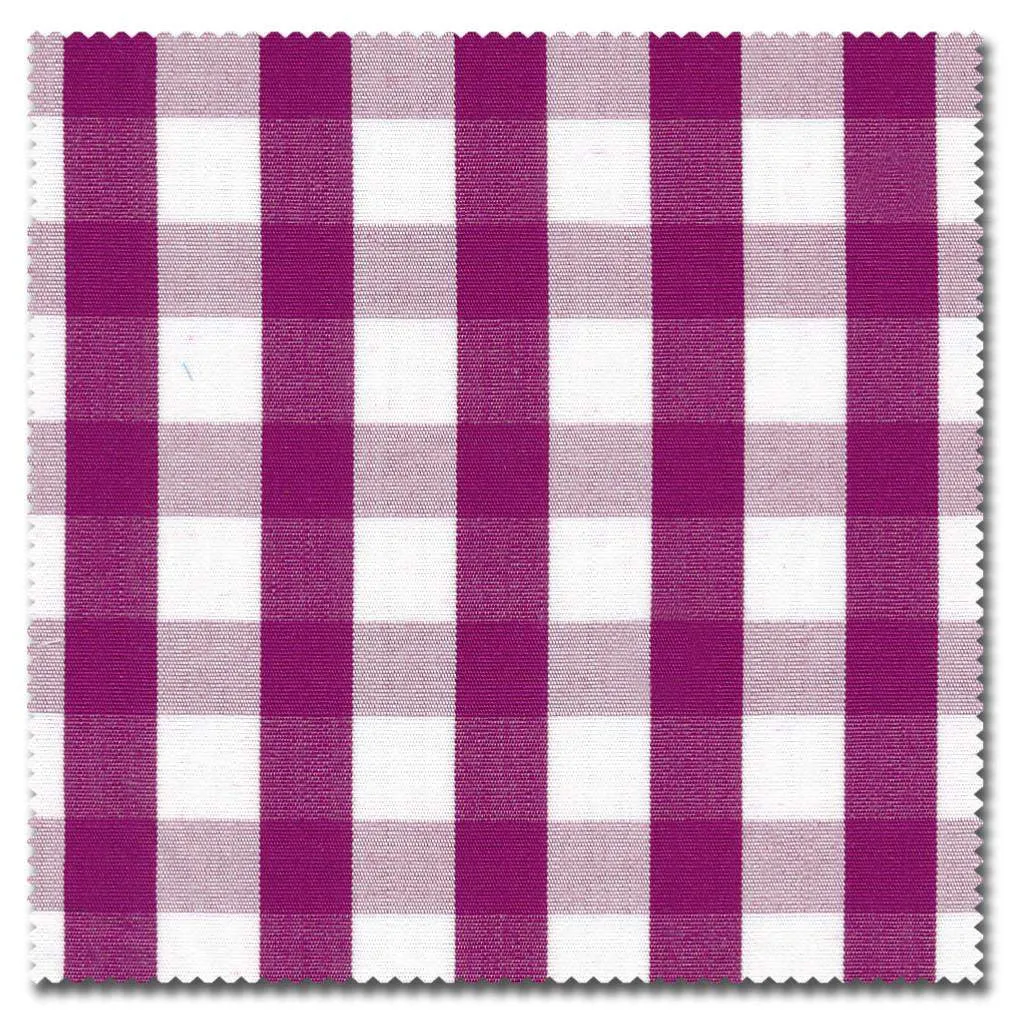 Purple Gingham Casual Shirt