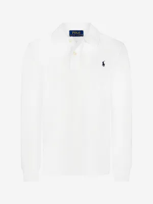 Ralph Lauren Boys Long Sleeve Slim Polo Shirt