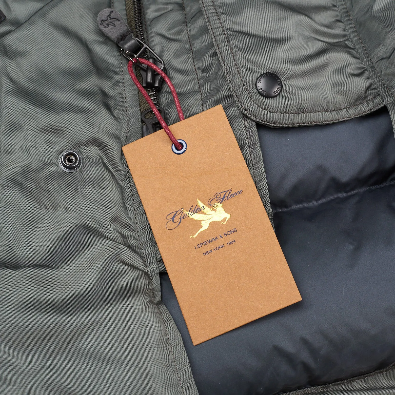 Rare SPIEWAK & SONS Golden Fleece N3-B USA Down Parka NEW US L Slim Fit
