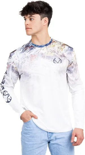 Realtree Men's Fishing Camo Sun Protection UV UPF 50  Long Sleeve Shirts and Hoodies Running Hiking Quick Dry
