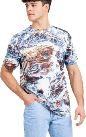 Realtree Men's Fishing Camo Sun Protection UV UPF 50  Short Sleeve Shirts and Hoodies Running Hiking Quick Dry