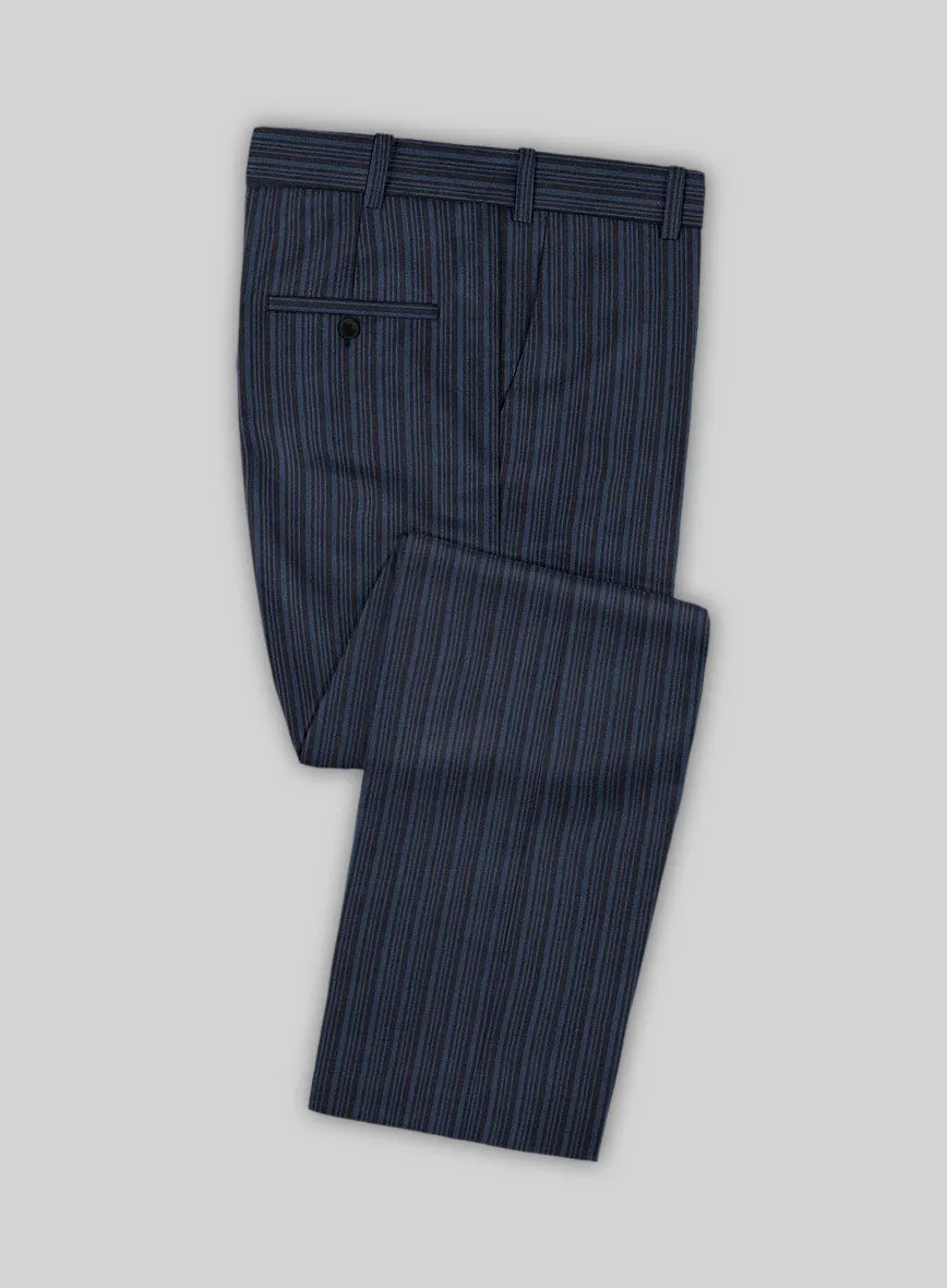 Retro Reel Blue Stripe Suit