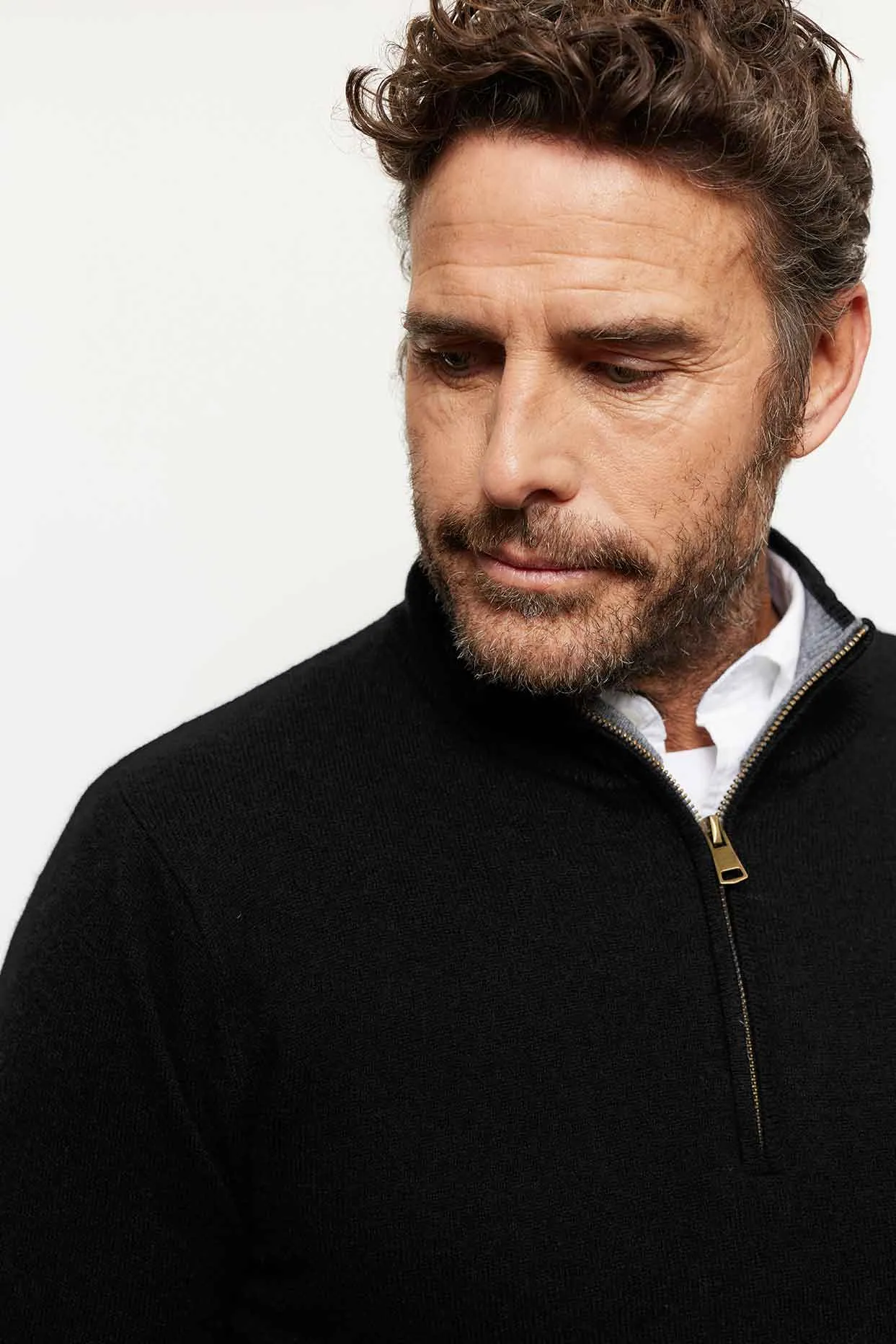 Ricky Cashmere Sweater in Black