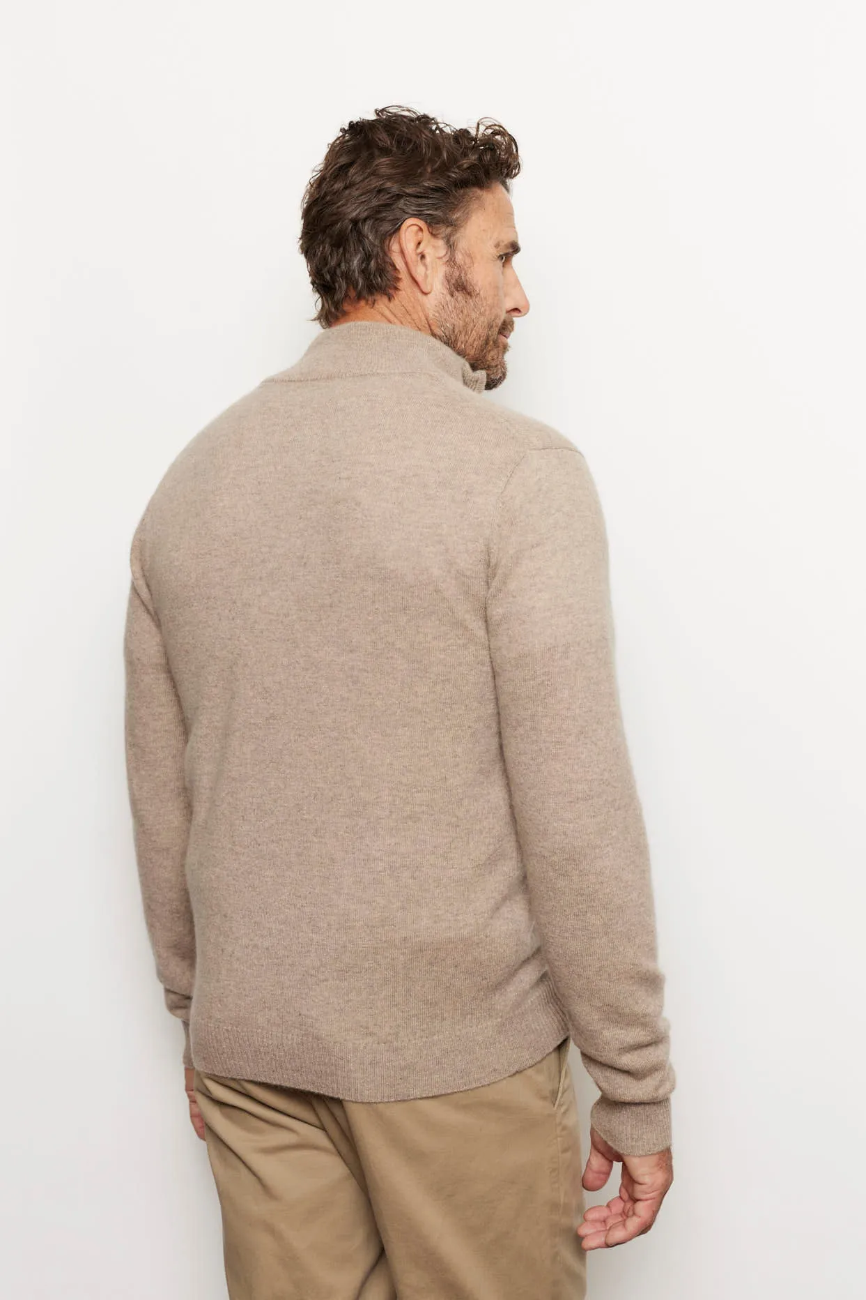 Ricky Cashmere Sweater in Walnut