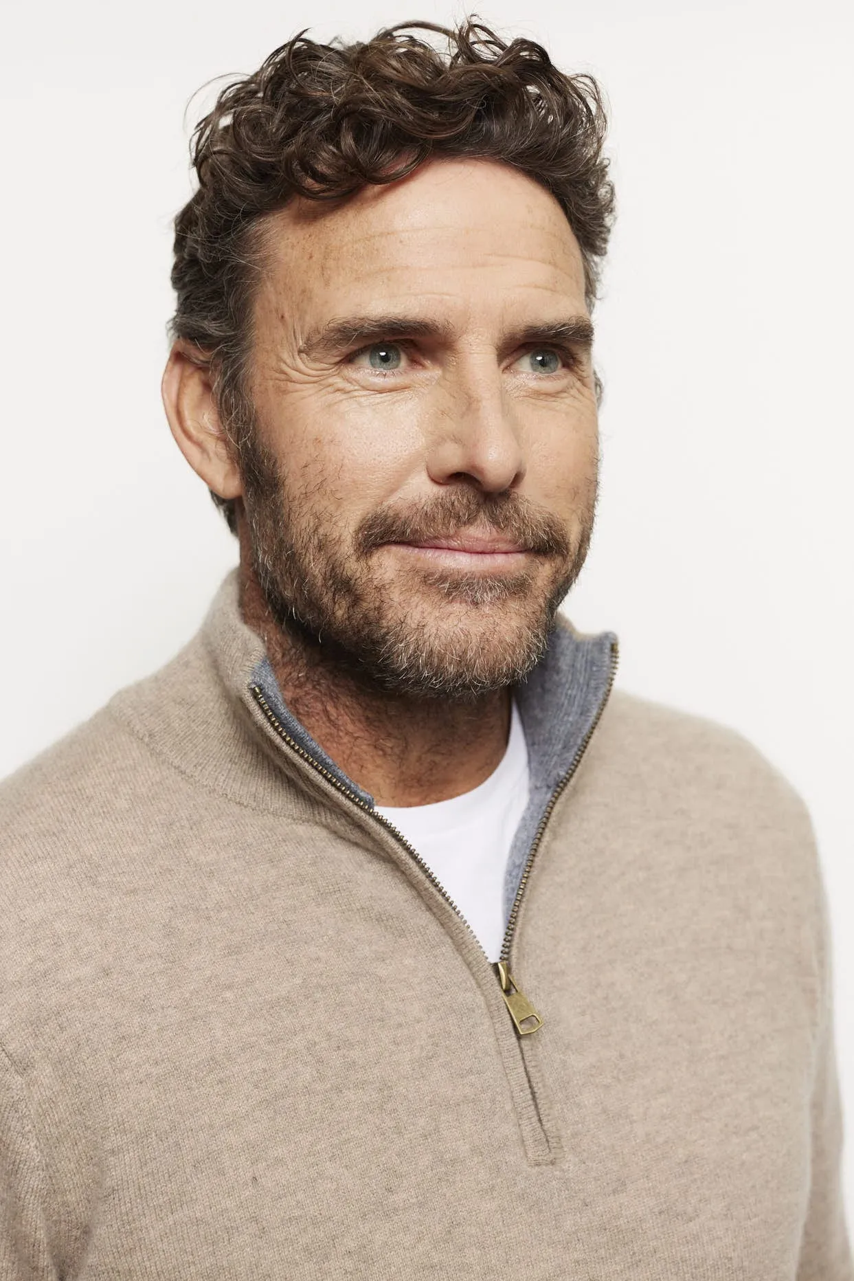 Ricky Cashmere Sweater in Walnut