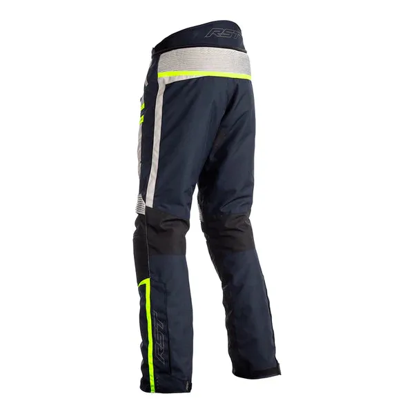 RST MAVERICK LADIES TEXTILE PANT - BLUE/FLO YELLOW