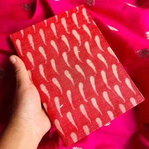 Salsa Upcycled Handloom Fabric Journal