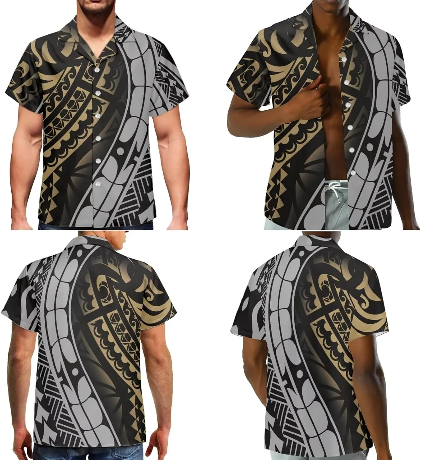 Samoa Couple Outfit Puletasi Samoa Dress Polynesian Shirts for Men Puletasi Samoan Traditional Dress Hawaiian