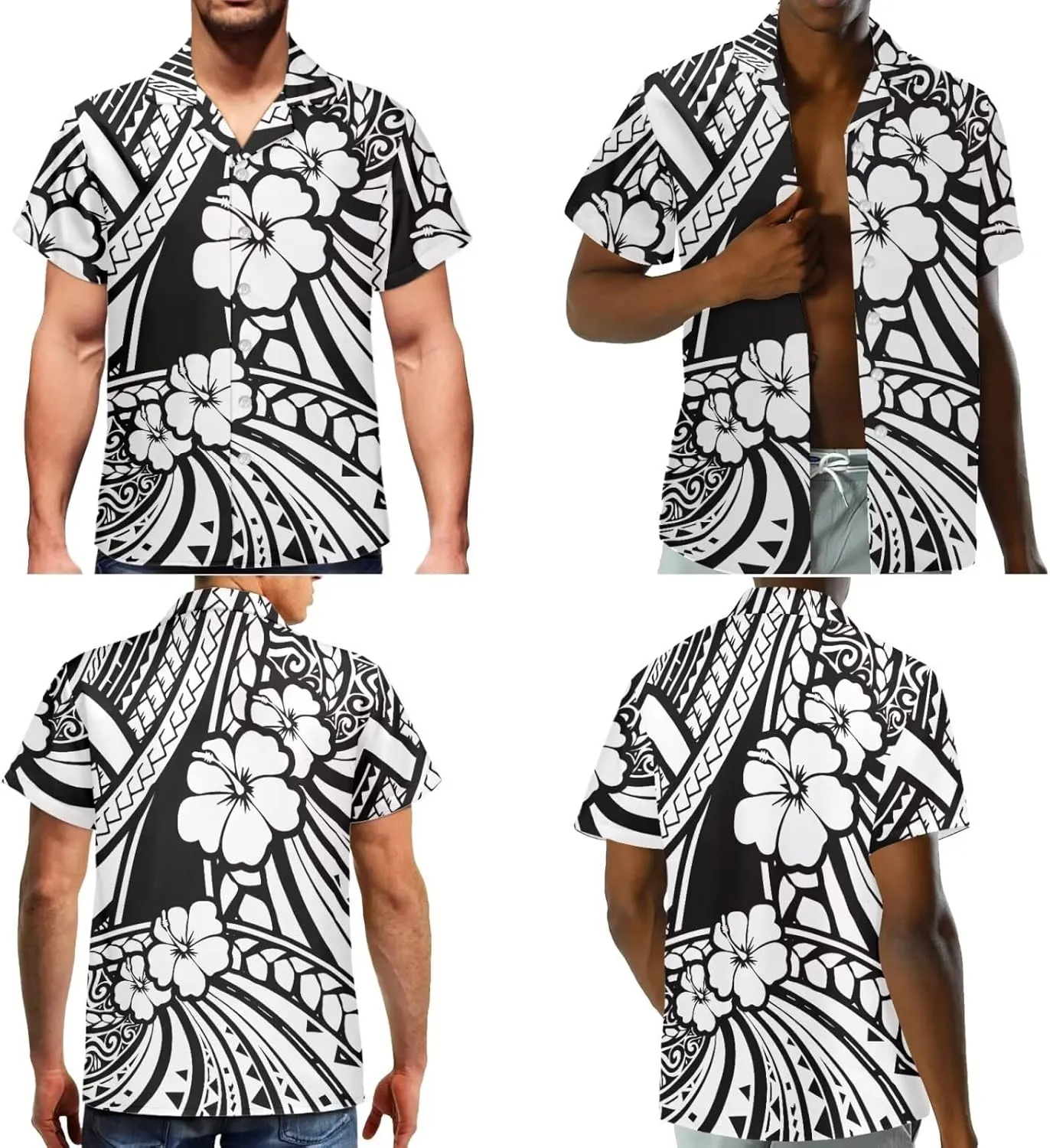 Samoa Couple Outfit Puletasi Samoa Dress Polynesian Shirts for Men Puletasi Samoan Traditional Dress Hawaiian