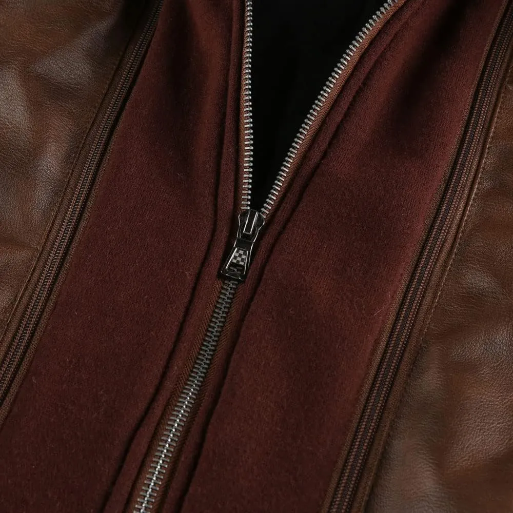 Scorpion Symbol| Personalized Motorcycle Leather Jacket For Men| Black Brown