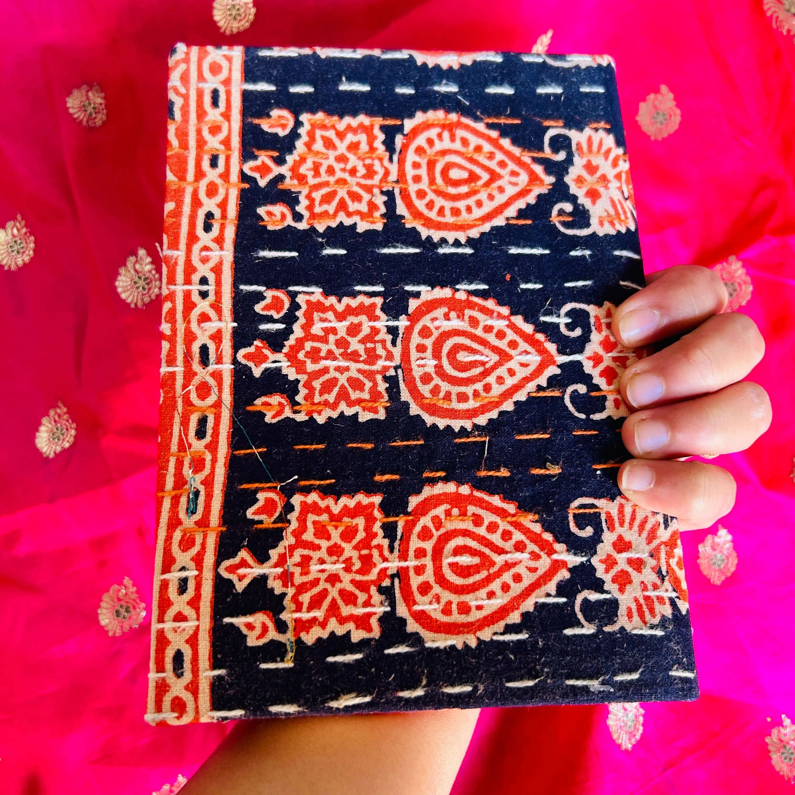 Shaam Upcycled Fabric Journal