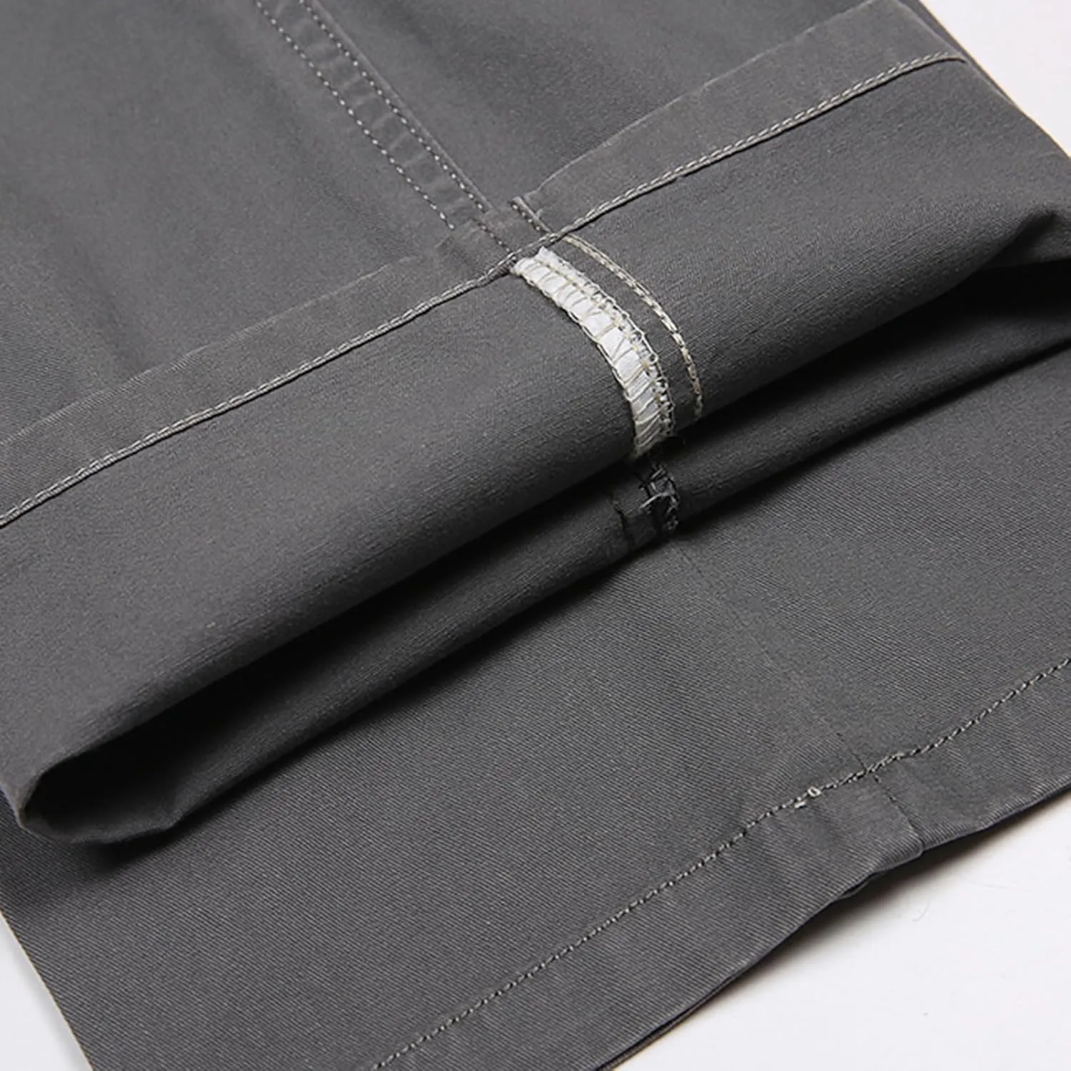 Slim Fit Dress Pants for Men 2023 Fashion Causal Flat Front Solid Straight Legs Regular Fit Buckle Zipper Trouser