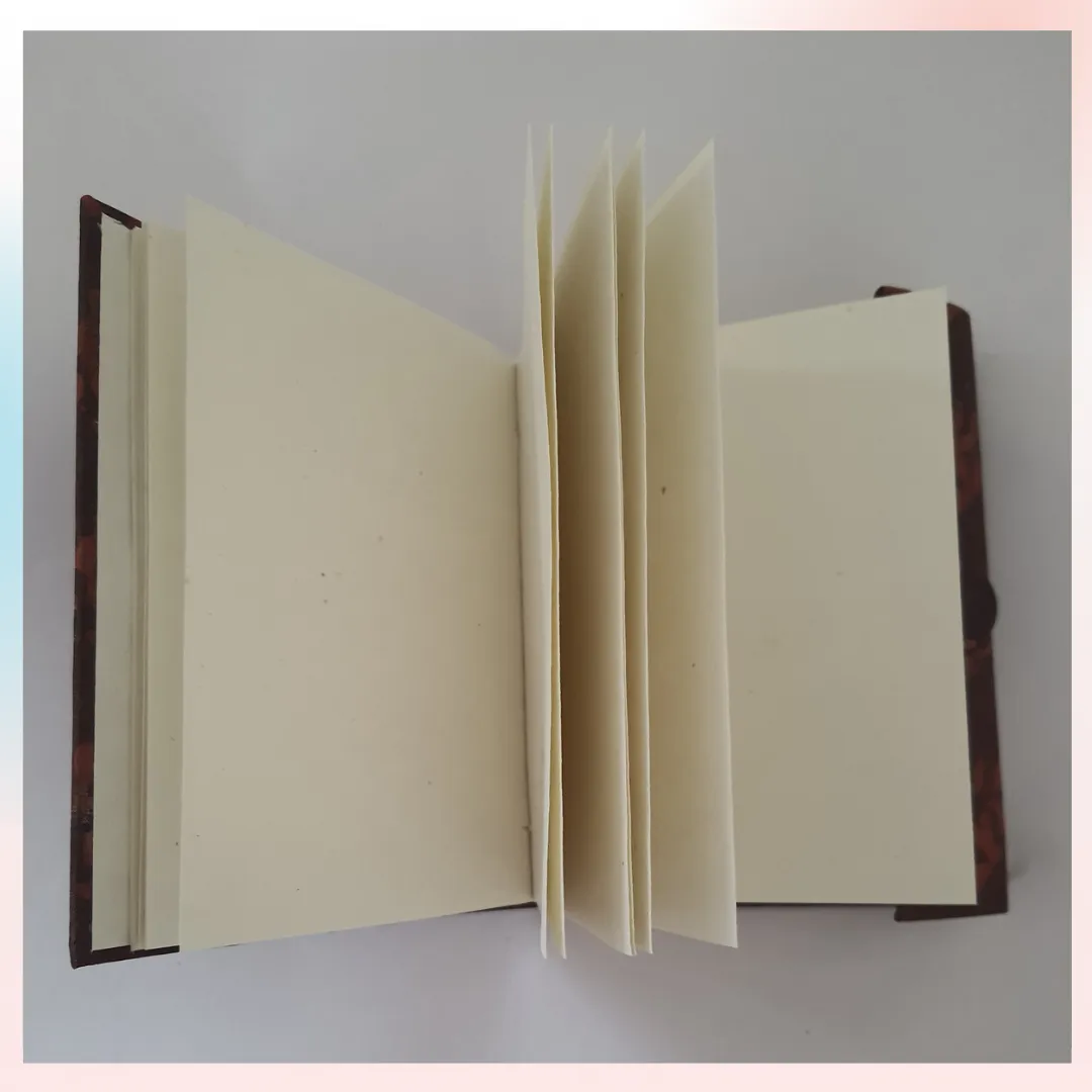 Soft Paradise Fabric Pocket Diary Unruled Pages