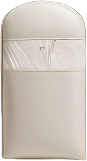 Space Saving Hanging Garment Bag with Self Compression Zipper, Otherwise Garment Bag, 2025 New Space Saving Hanging Protector, Space Saver Closet Organizers(Beige,L)