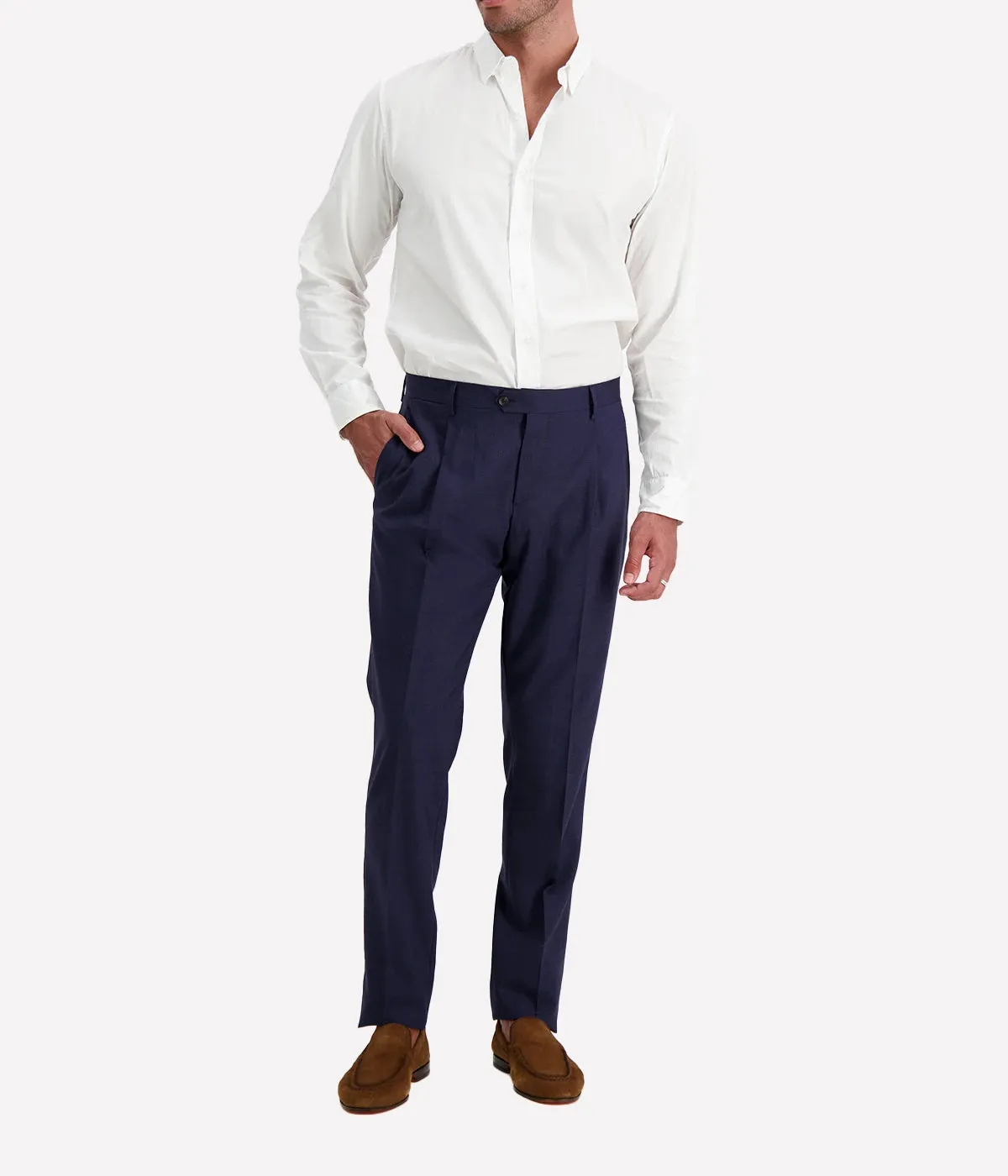 Special Line Suit Trouser in Blue