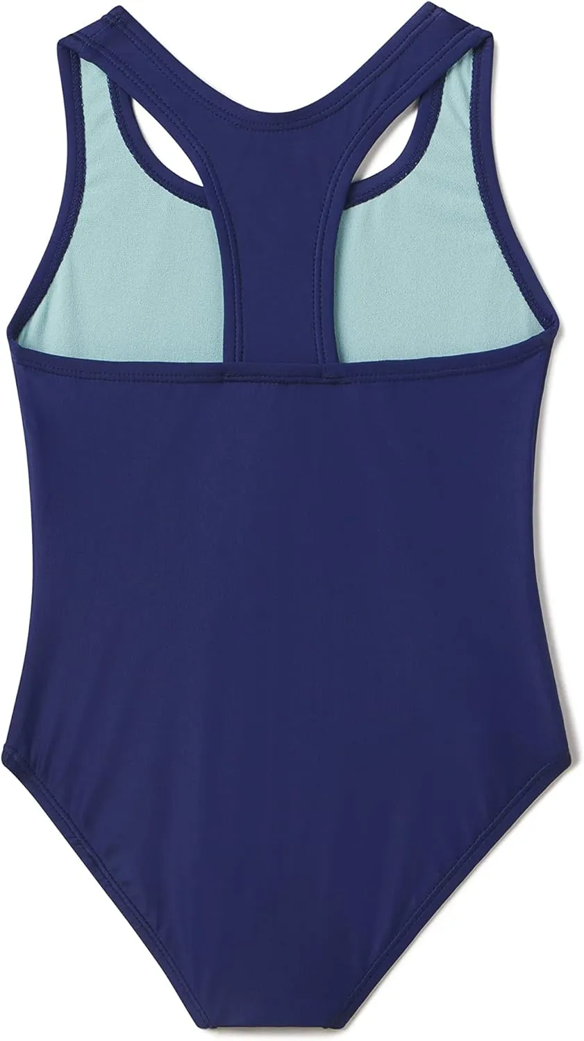 Speedo Girl's Swimsuit One Piece Closed Racerback