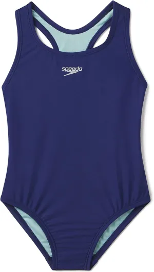 Speedo Girl's Swimsuit One Piece Closed Racerback