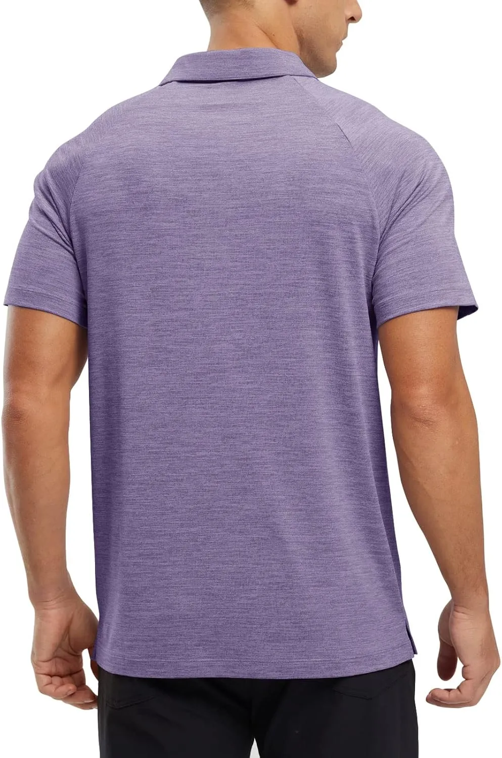 TBMPOY Men's Polo Shirts Short Sleeves with Pocket Lightweight Quick Dry Outdoor Casual Work Golf Sports Shirt
