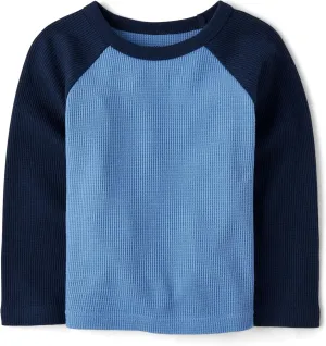 The Children's Place Baby Boys' and Toddler Long Sleeve Everday Casual Thermal Knit Shirt