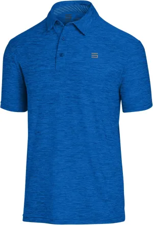 Three Sixty Six Golf Shirts for Men - Dry Fit Short-Sleeve Polo, Athletic Casual Collared T-Shirt