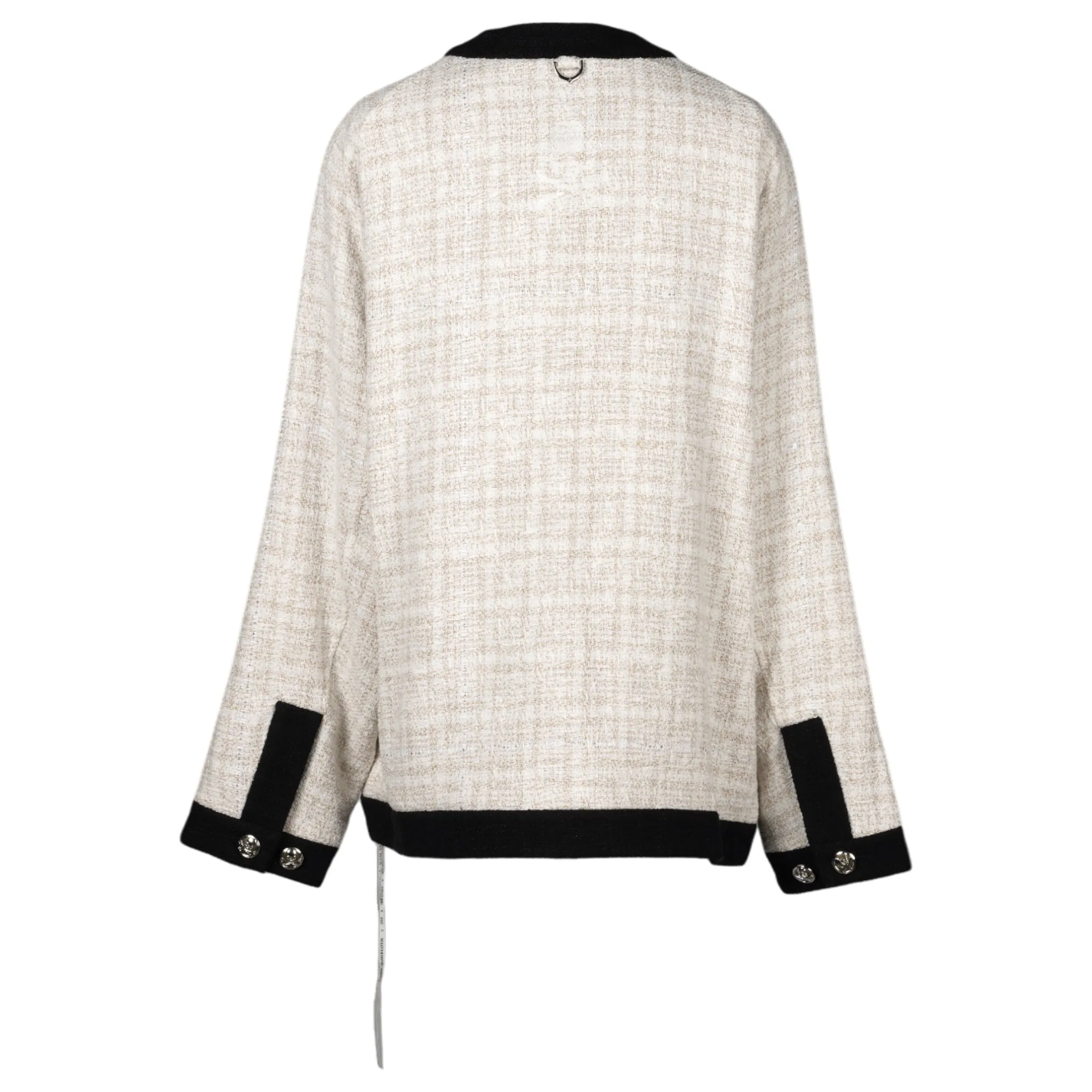 TWEED CARDIGAN (BL006) / 001:WHITE