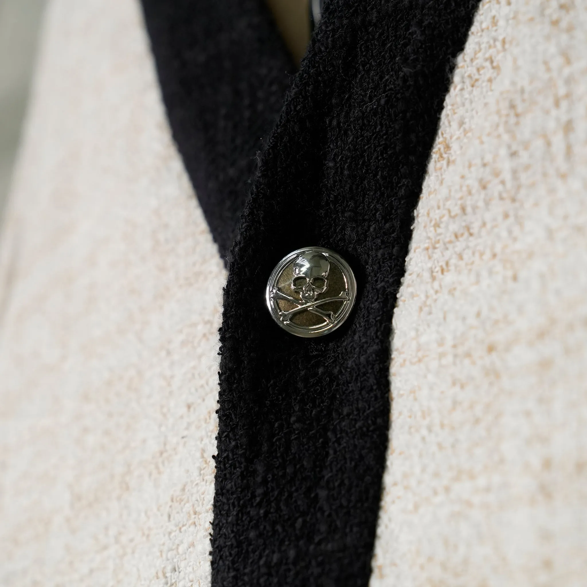 TWEED CARDIGAN (BL006) / 001:WHITE