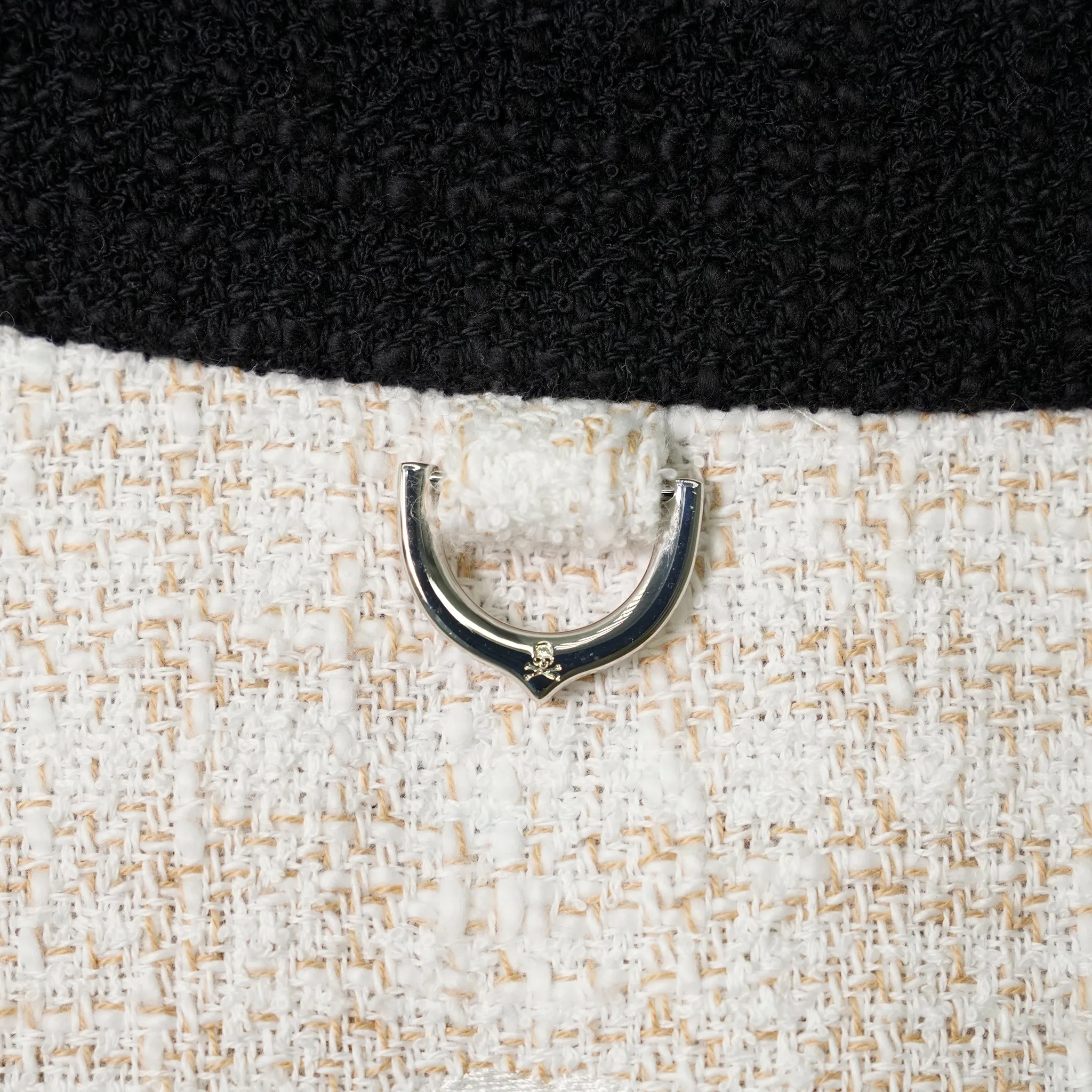 TWEED CARDIGAN (BL006) / 001:WHITE