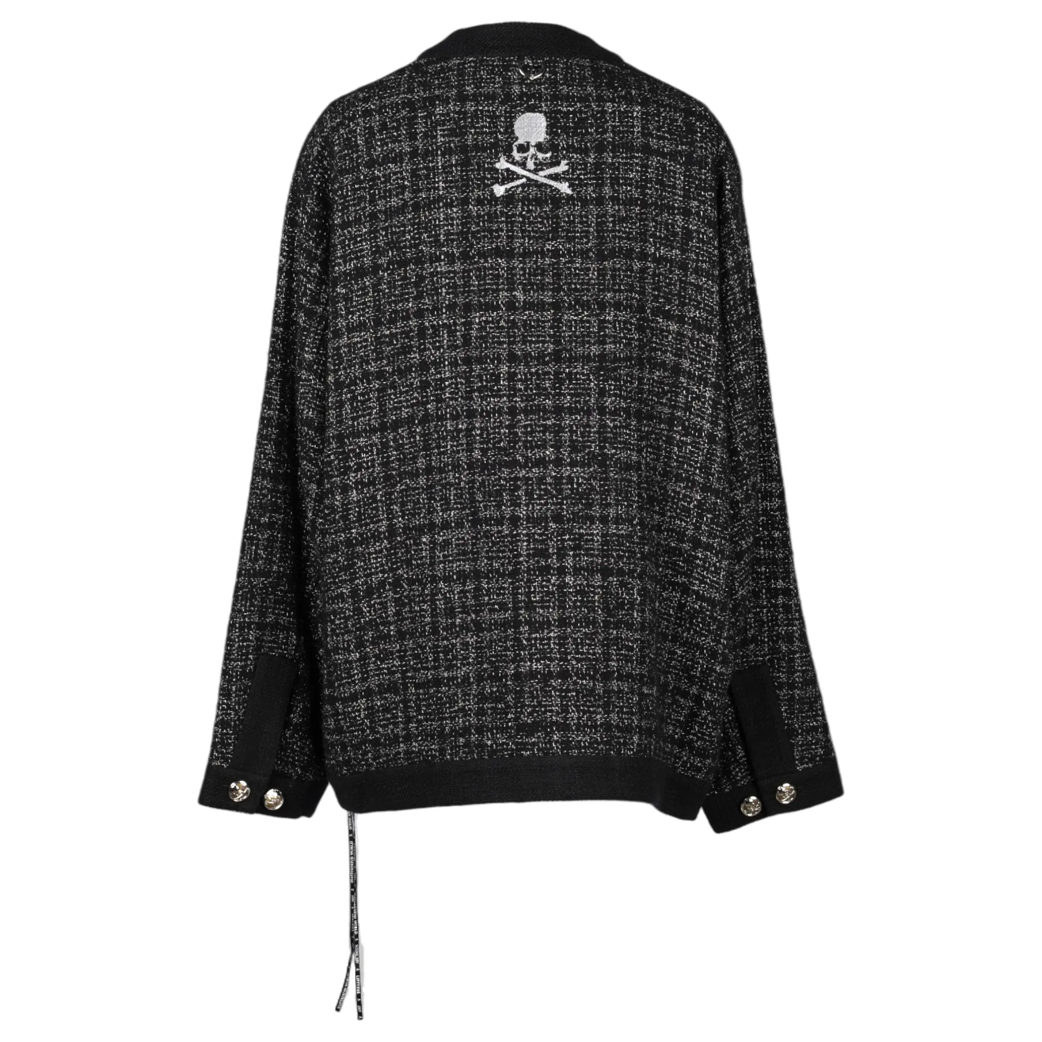 TWEED CARDIGAN (BL006) / 012:BLACK