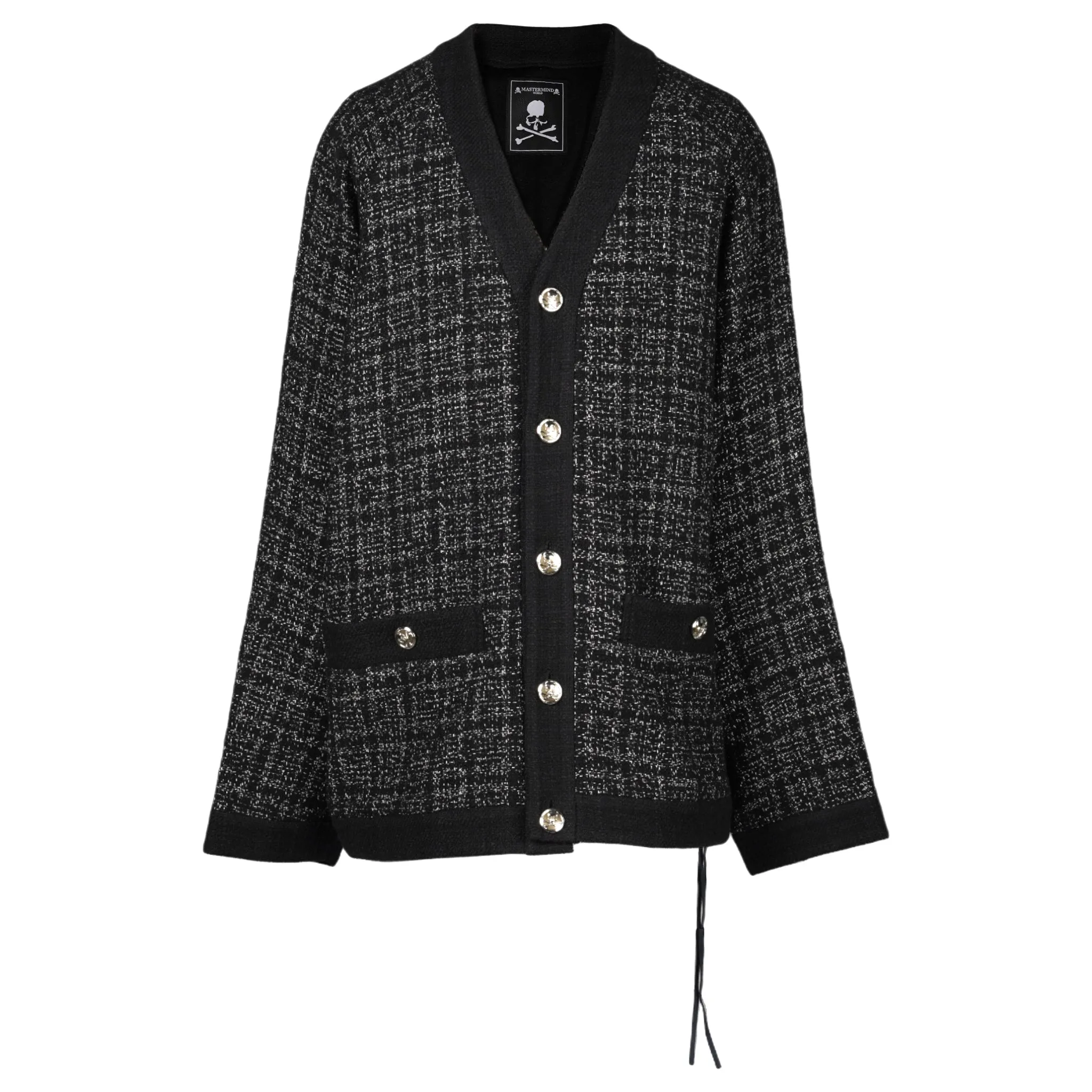 TWEED CARDIGAN (BL006) / 012:BLACK