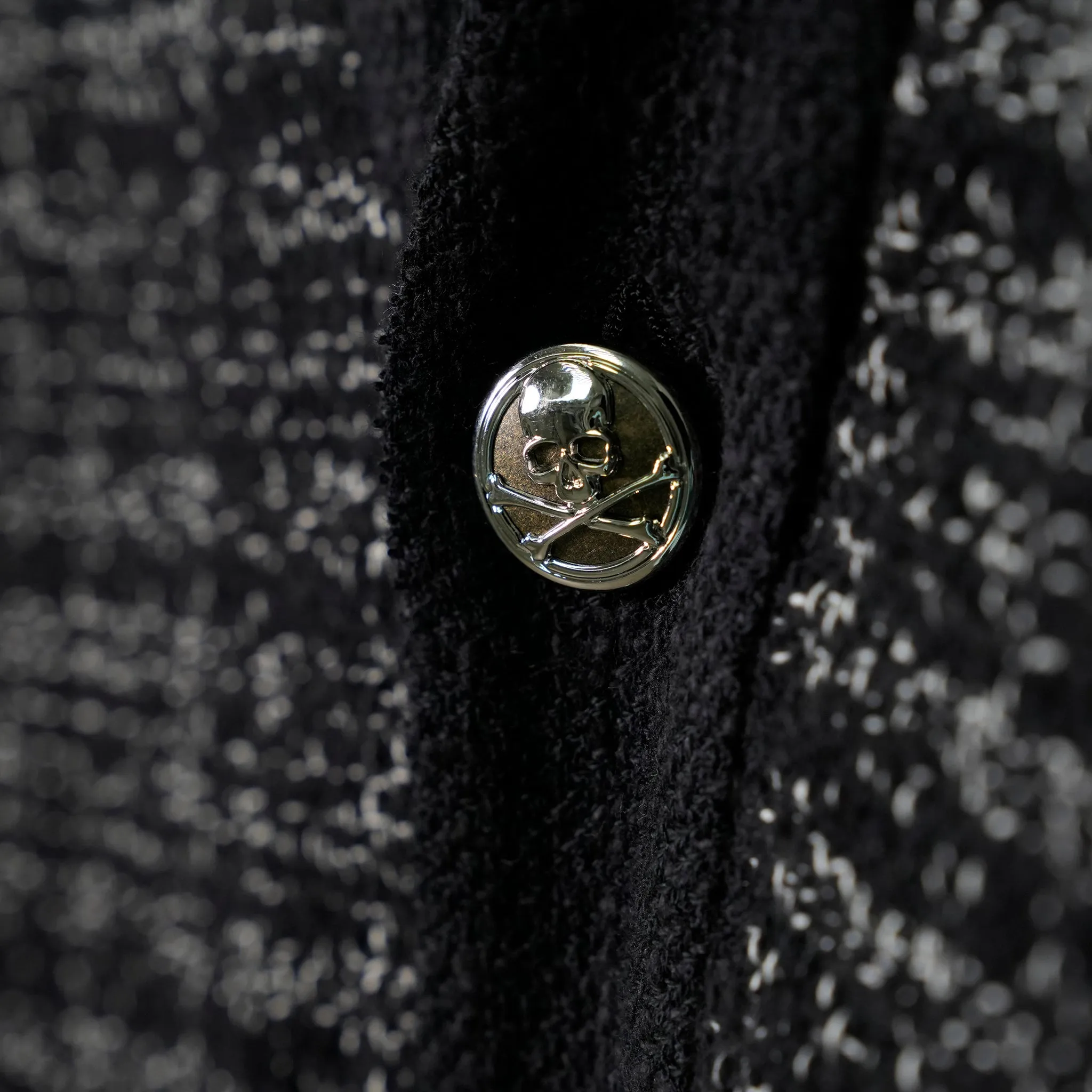 TWEED CARDIGAN (BL006) / 012:BLACK