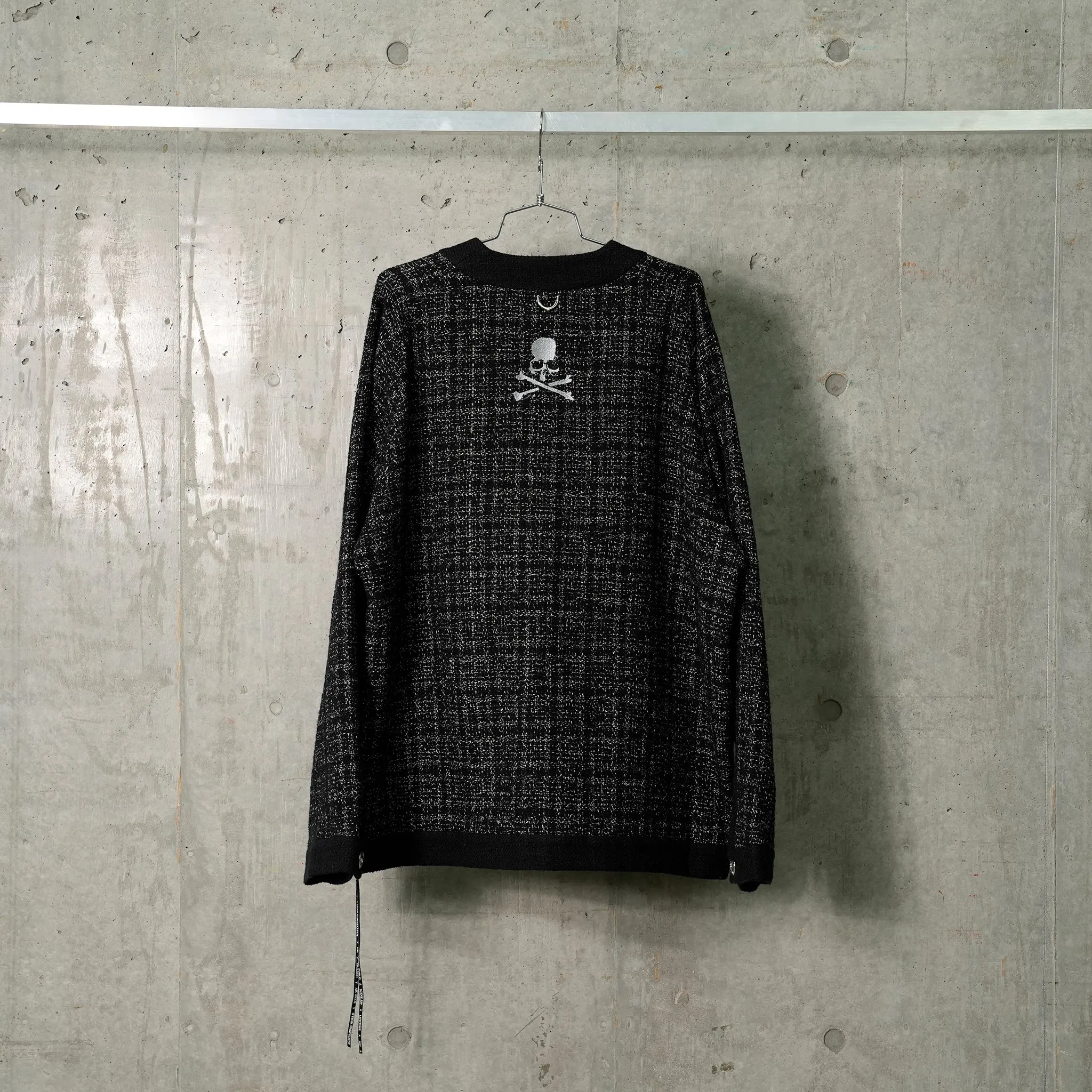 TWEED CARDIGAN (BL006) / 012:BLACK