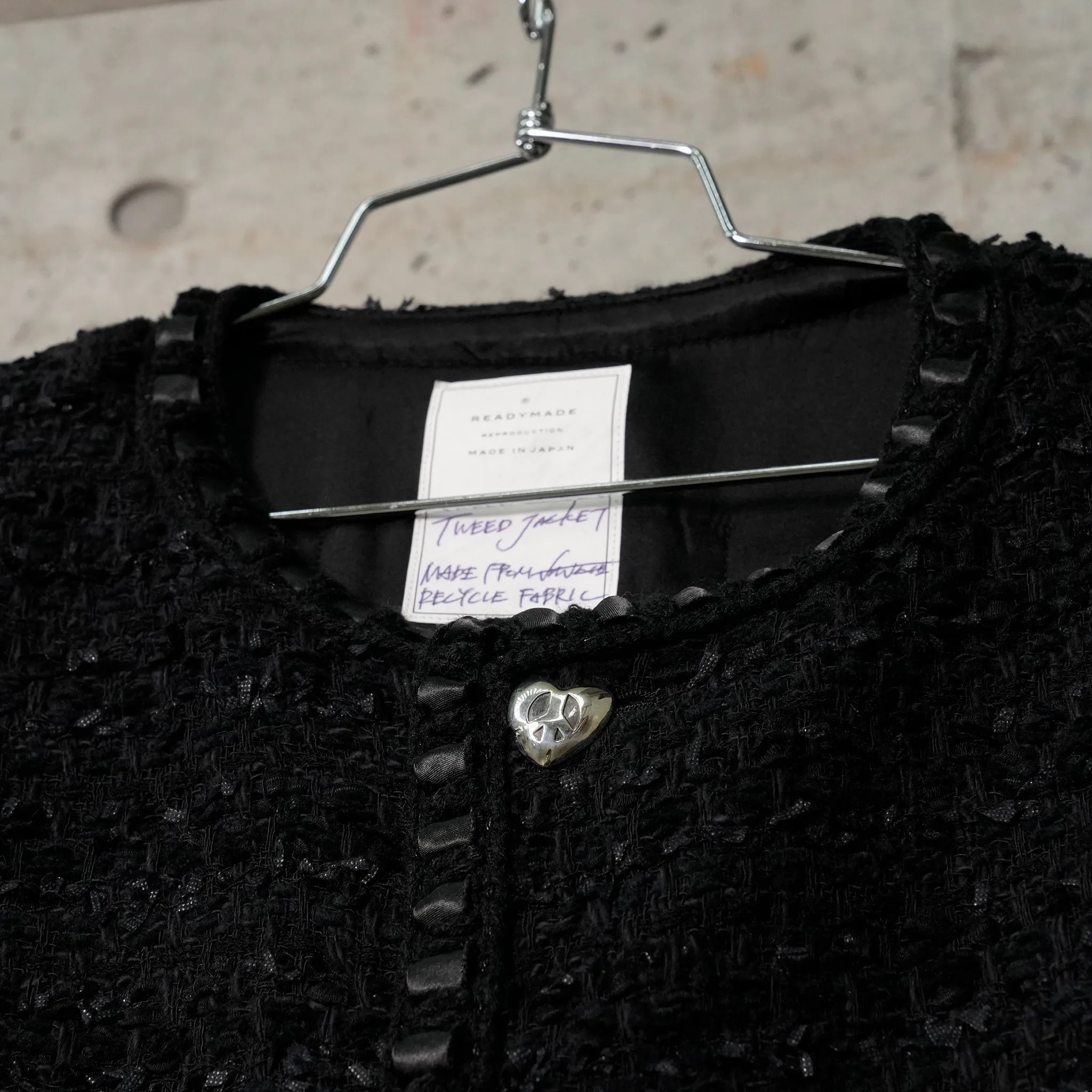 TWEED JACKET / BLACK