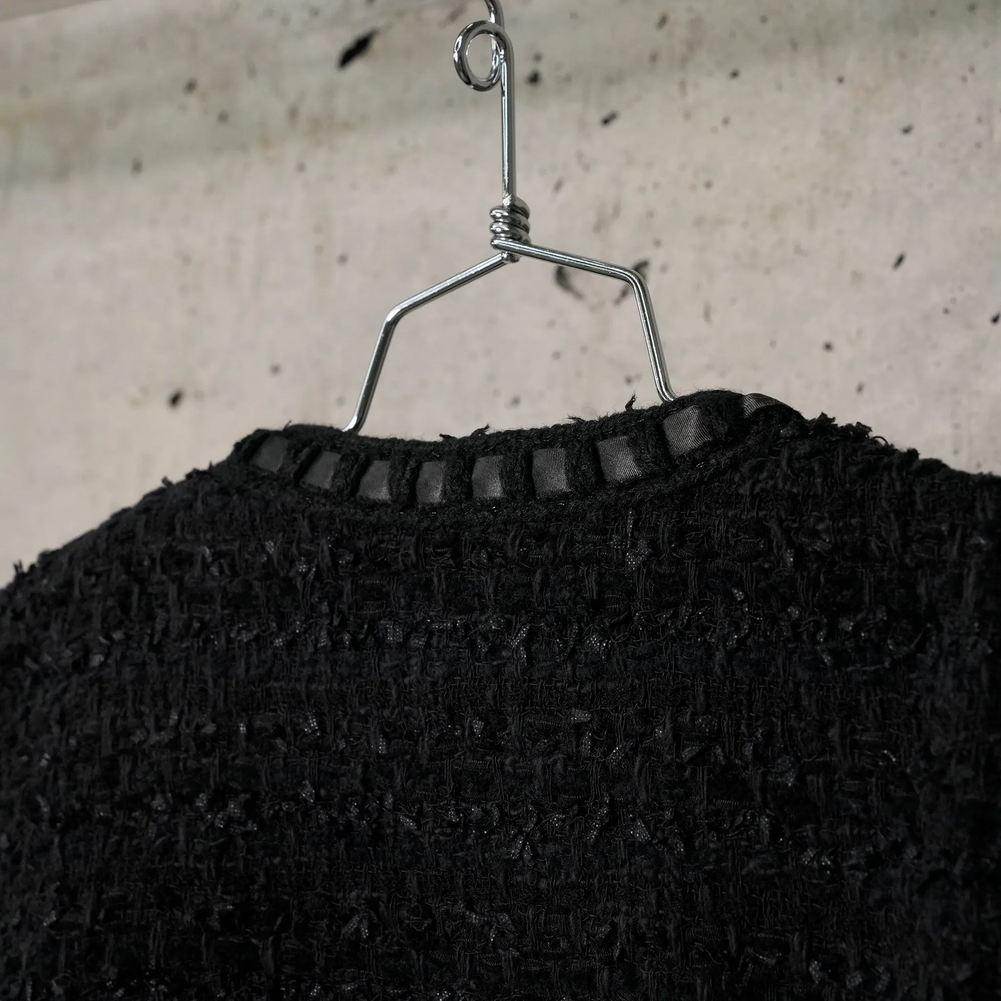 TWEED JACKET / BLACK