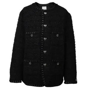 TWEED JACKET / BLACK
