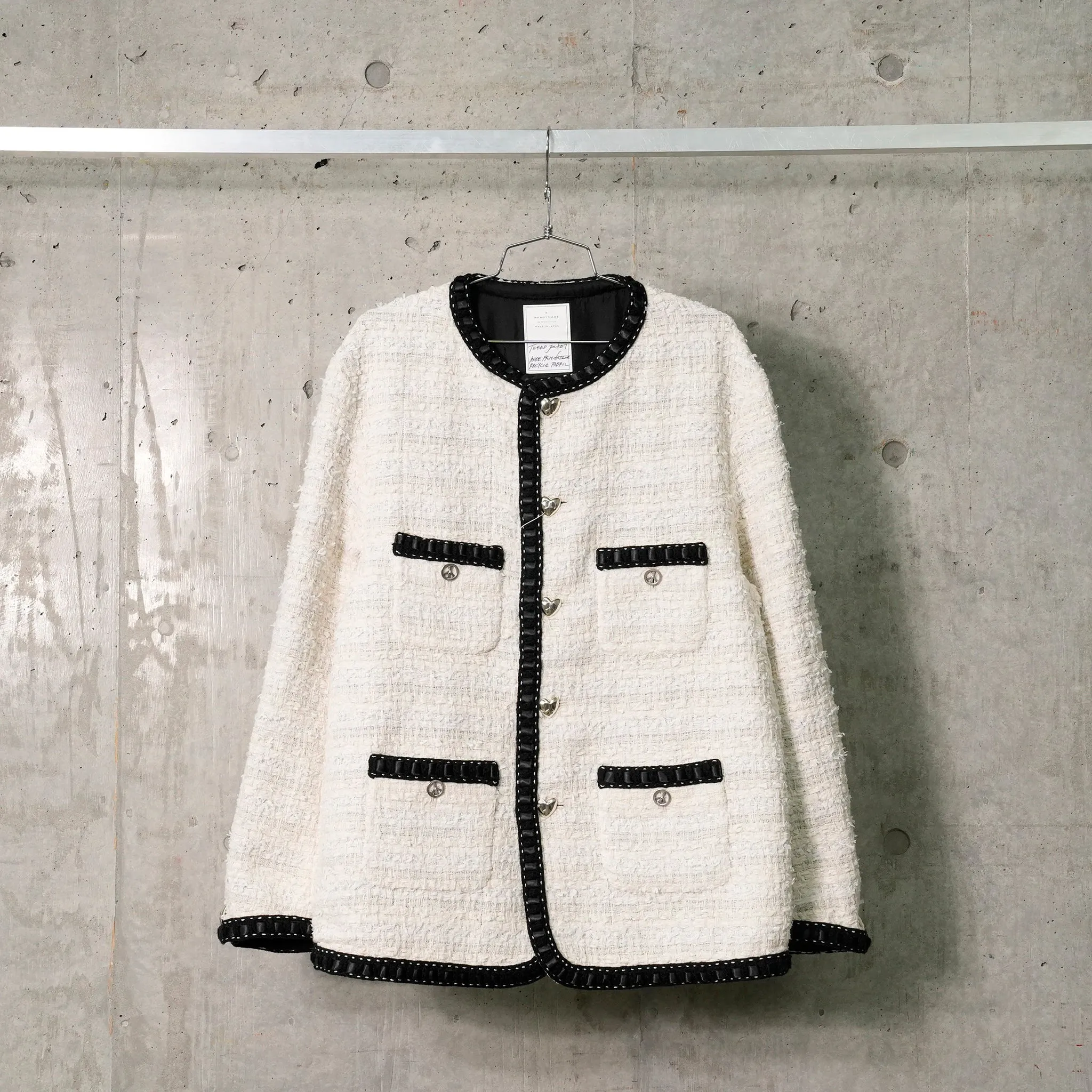 TWEED JACKET / WHITE
