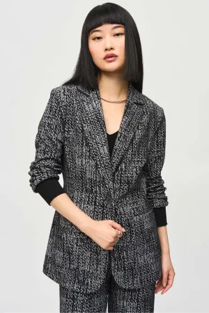 TWEED PRINT BLAZER