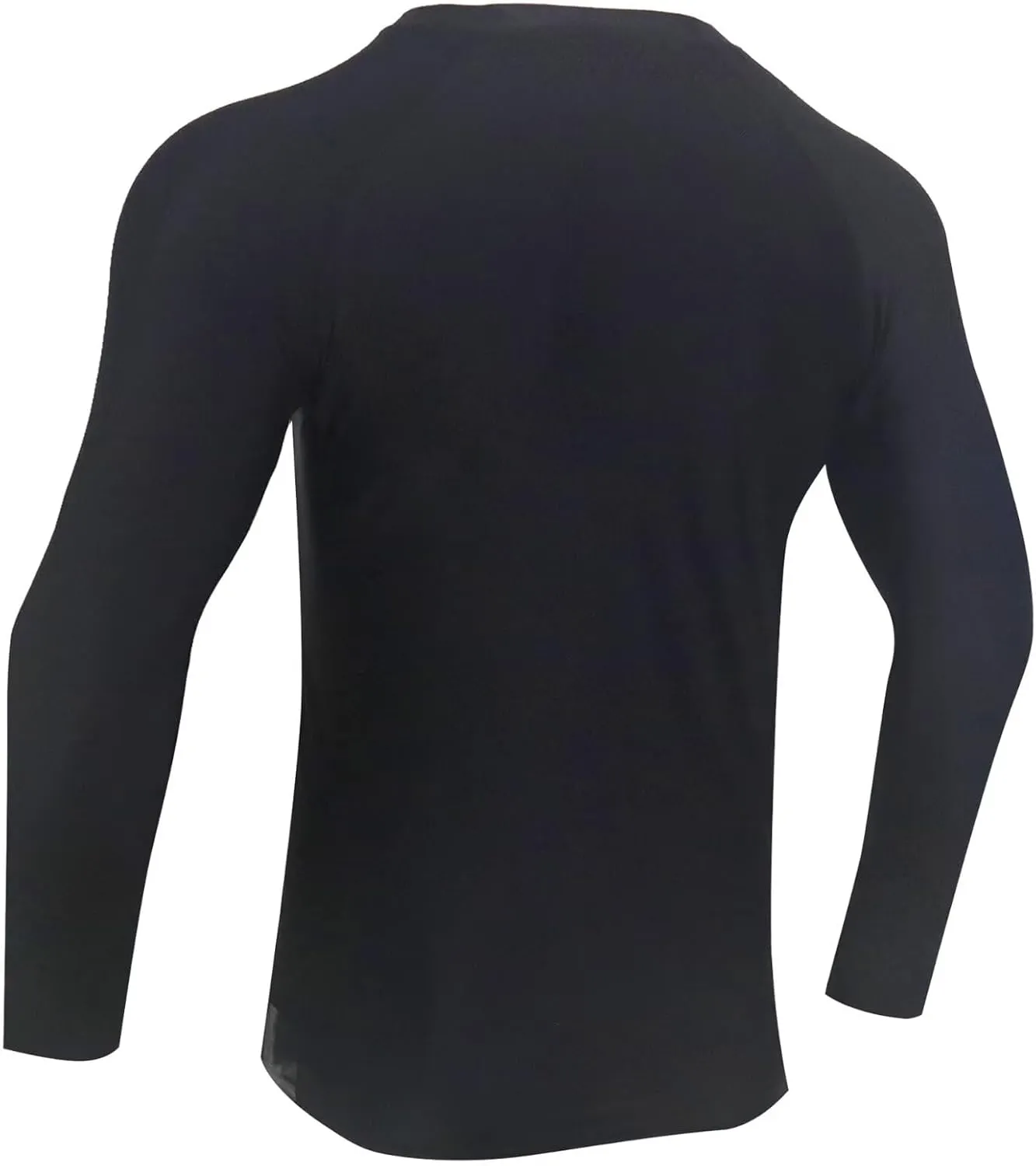 UPF 50  Men's Long Sleeve Rash Guard Compression Shirt Athletic Baselayer