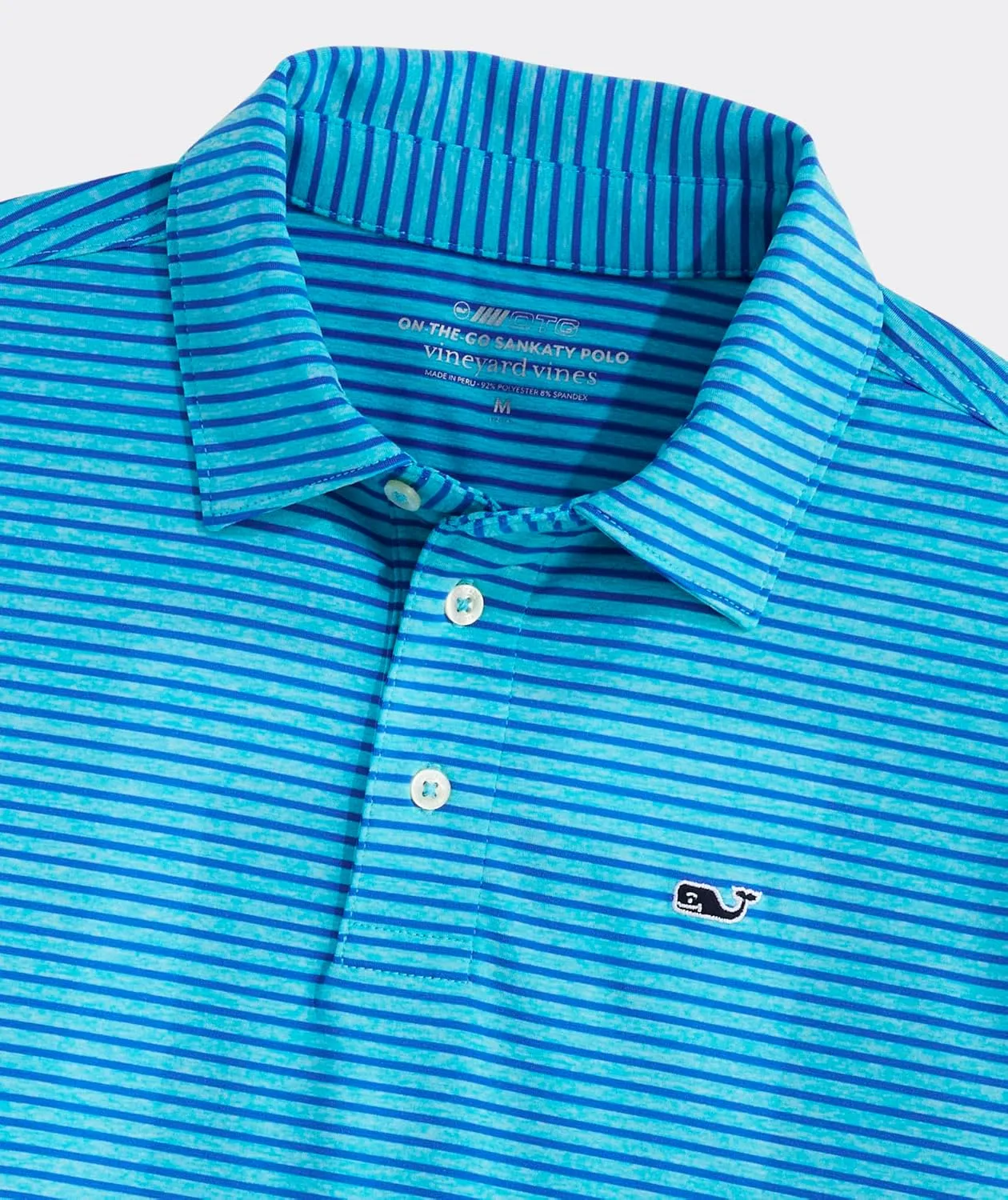 vineyard vines Boys' Bradley Stripe Sankaty Performance Polo