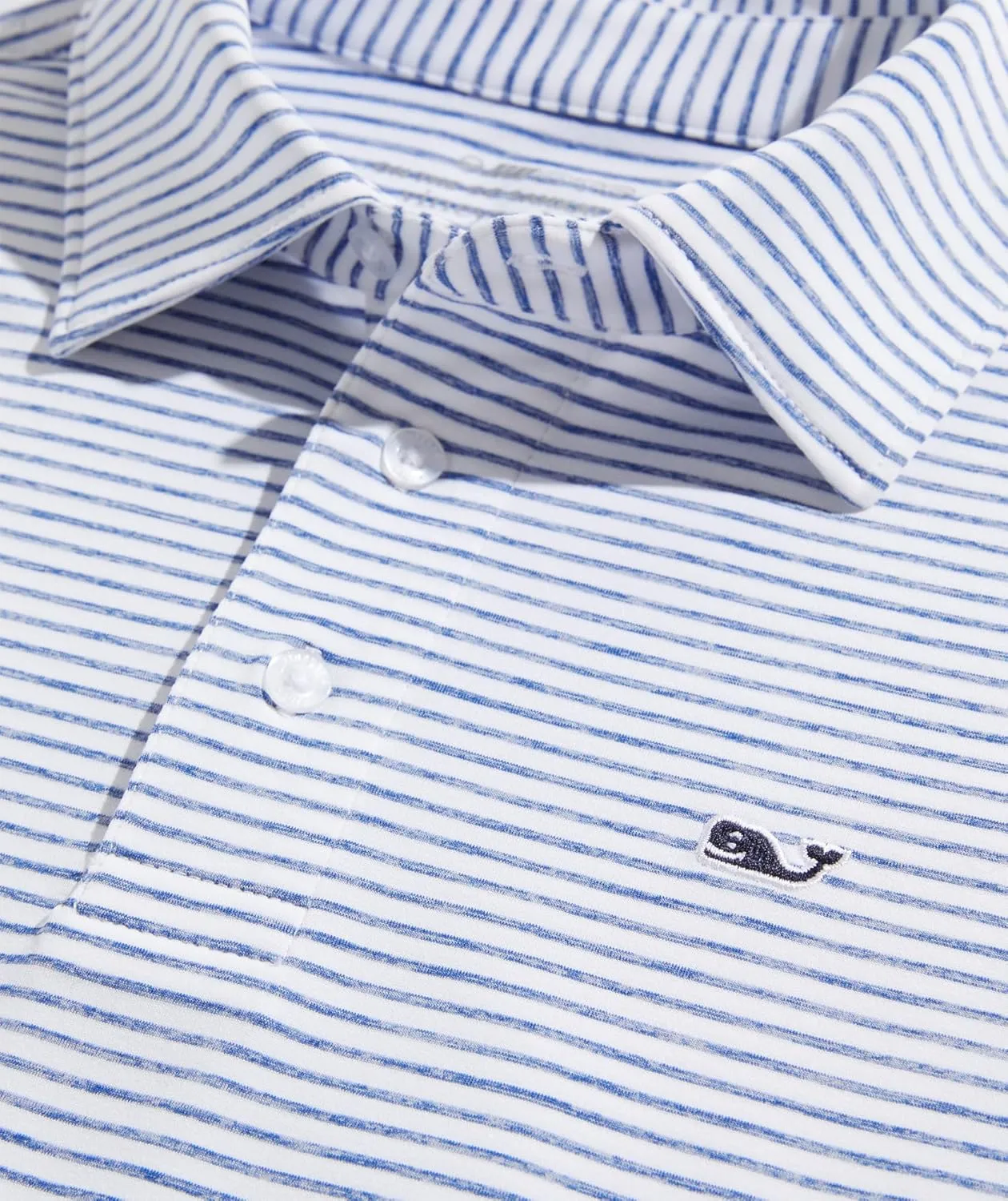 vineyard vines Boys' Bradley Stripe Sankaty Polo
