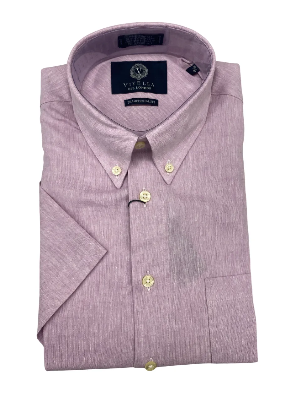 Viyella Cotton/Linen SS BD - 652320
