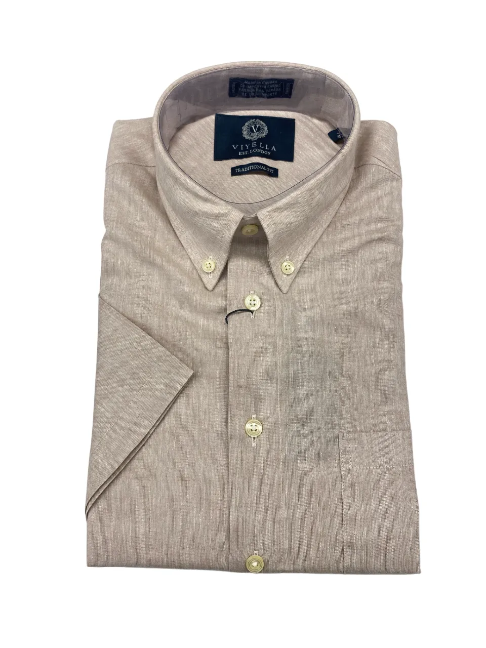 Viyella Cotton/Linen SS BD - 652320