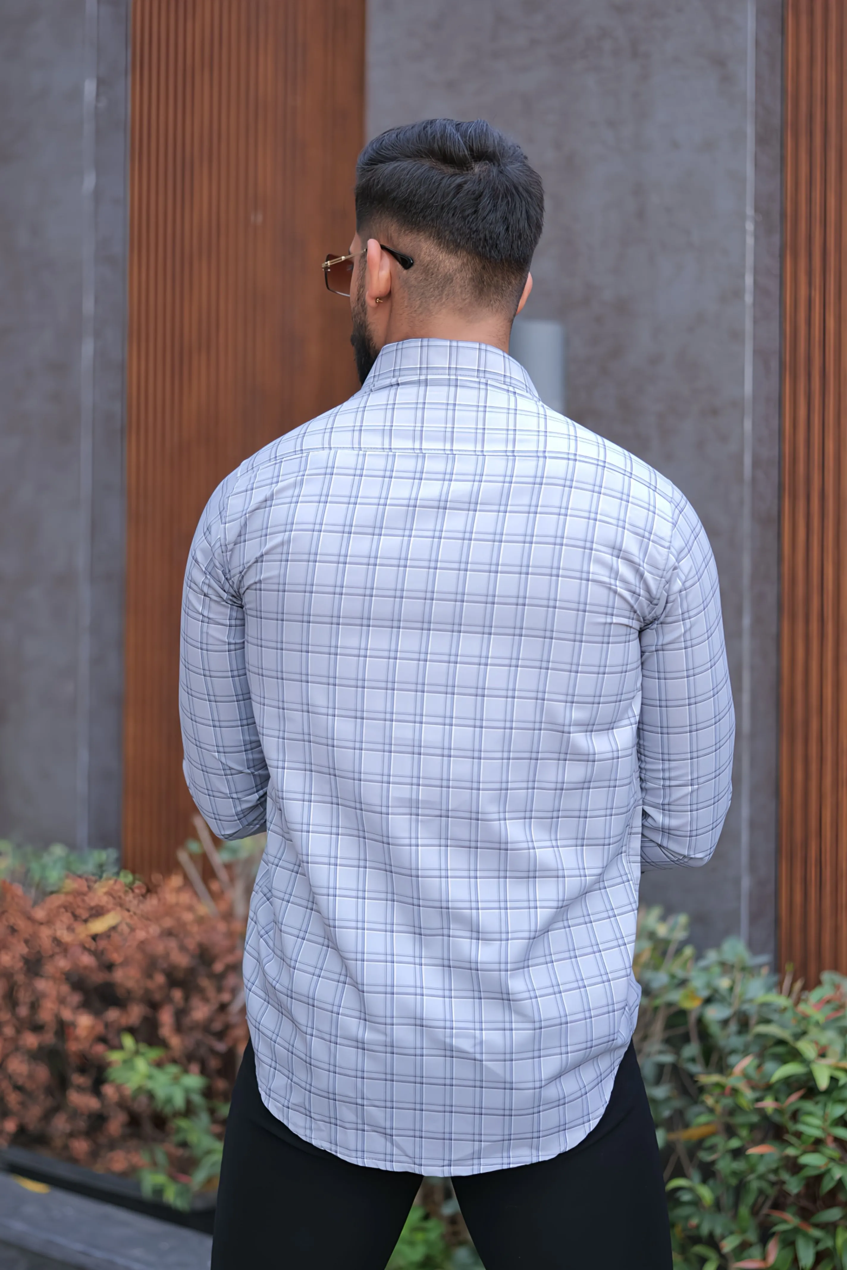 VOZIA Dawn Checked Men's Shirt