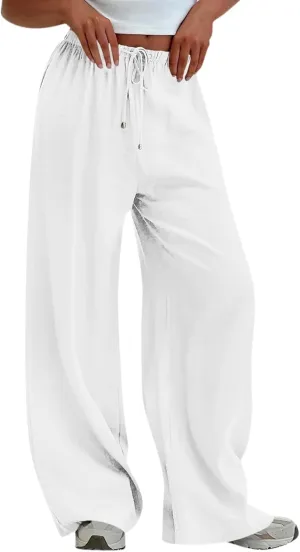 Wide Leg Pants for Women, Straight Leg Pants Baggy Wide High Waisted